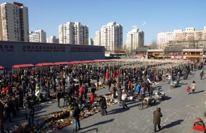 Snabbt besök på Panjiayuans jätteloppmarknad