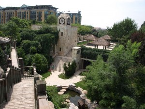 The Riverside Central Garden på Hongyan Road i Beijing