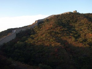 Att bestiga Kinesiska Muren klockan 06.00 är härligt!