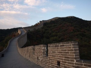 Att bestiga Kinesiska Muren klockan 06.00 är härligt!
